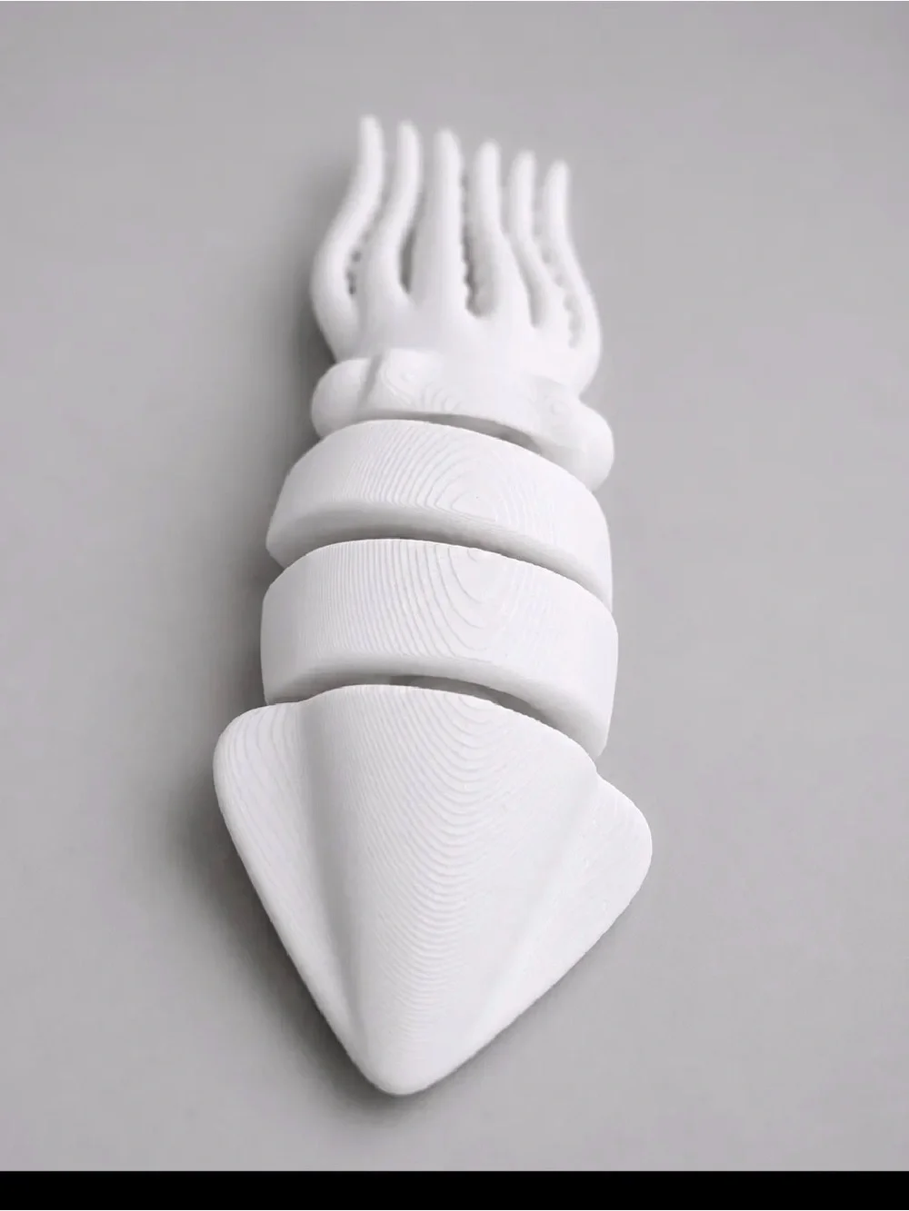 White Ceramic Squid Serving Set - Home Dining